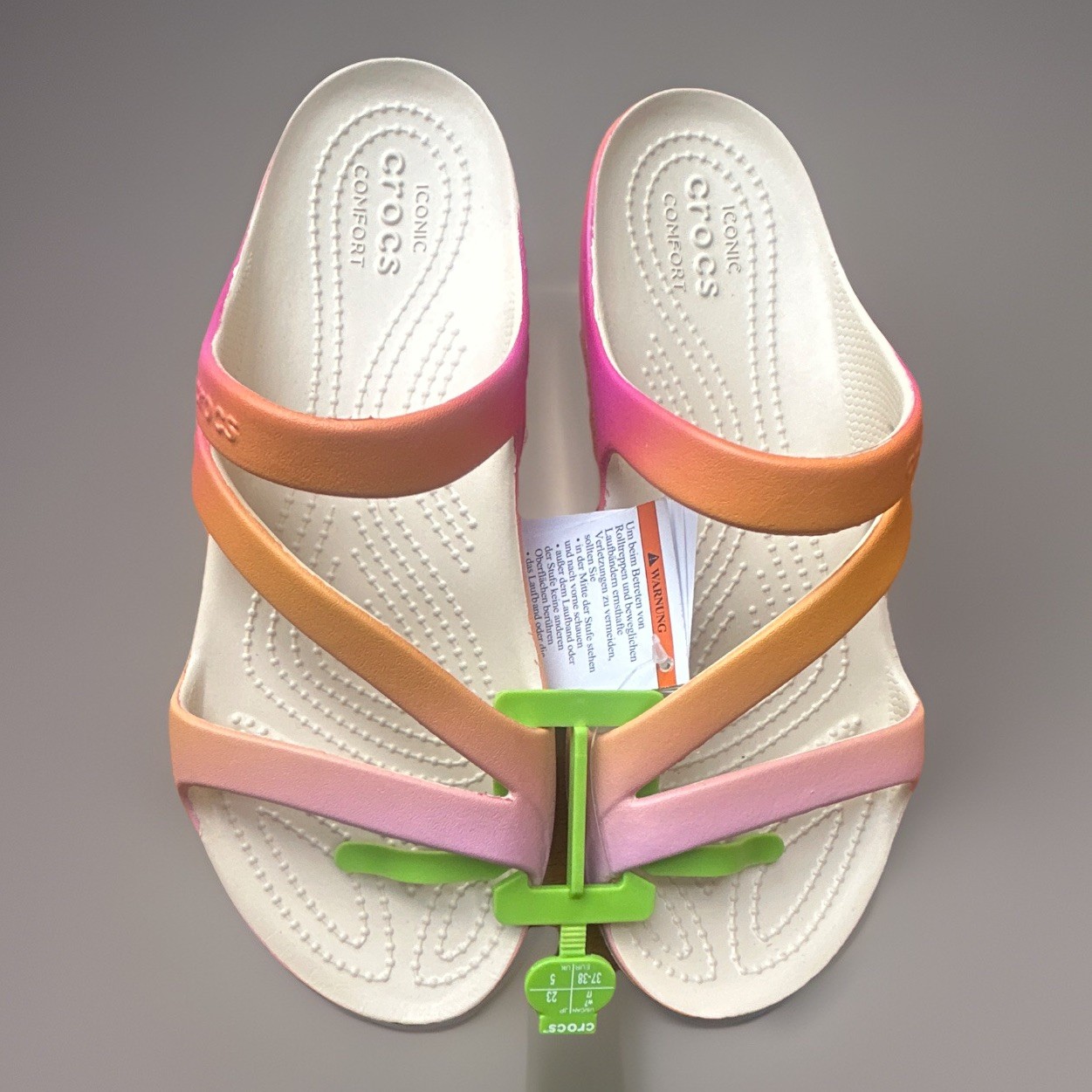 Crocs Women’s Kadee II Sandal Multicolor Ombre US 7