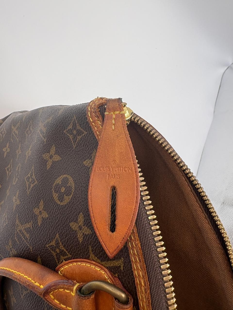 Louis Vuitton Lockit Vertical Monogram Canvas Satchel Bag FL0046 Dust Bag