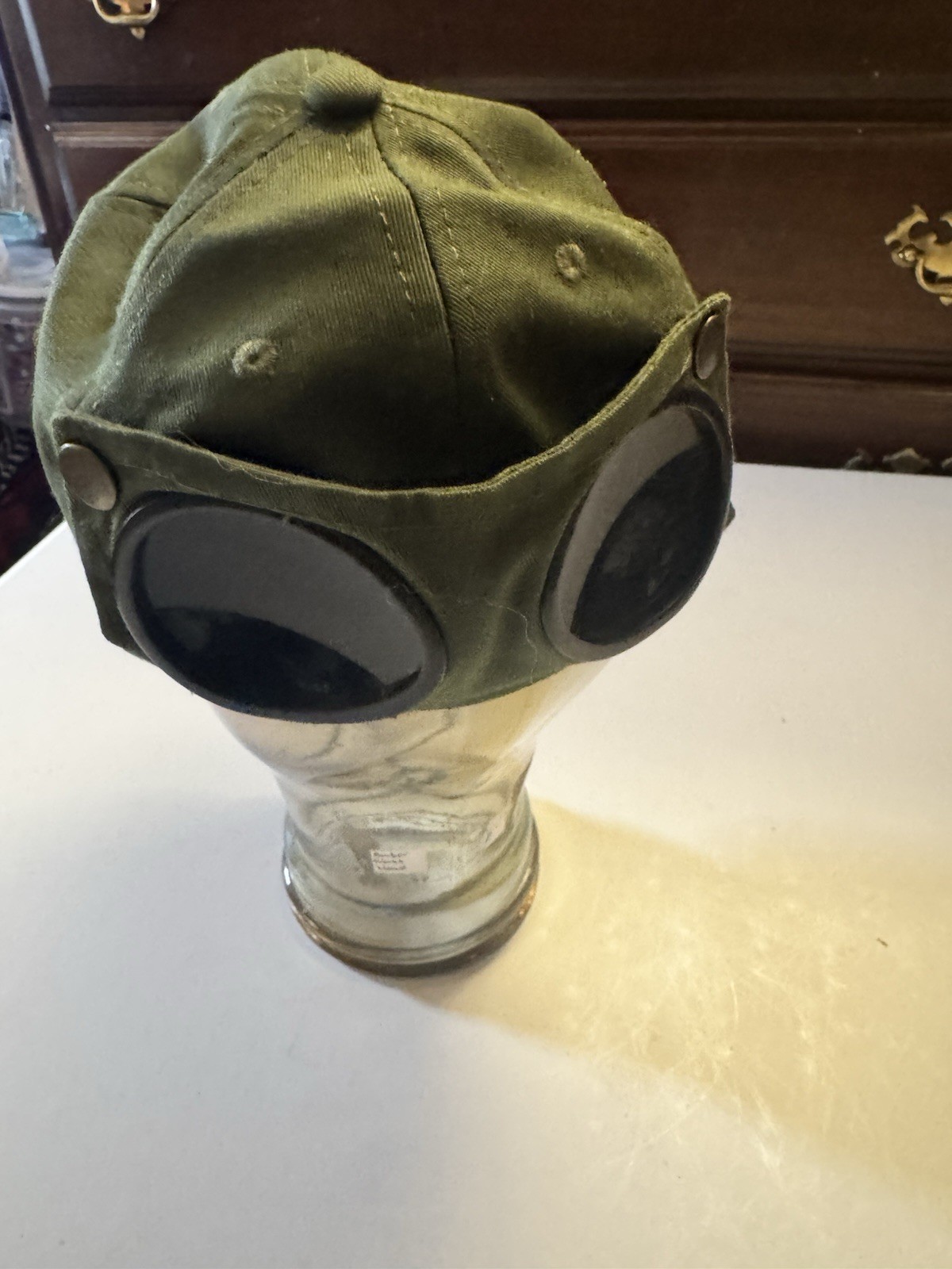 NEW Hand Made TMark Welder’s Hat LG Dark Lenses Six (6) Panels Ventilation Holes