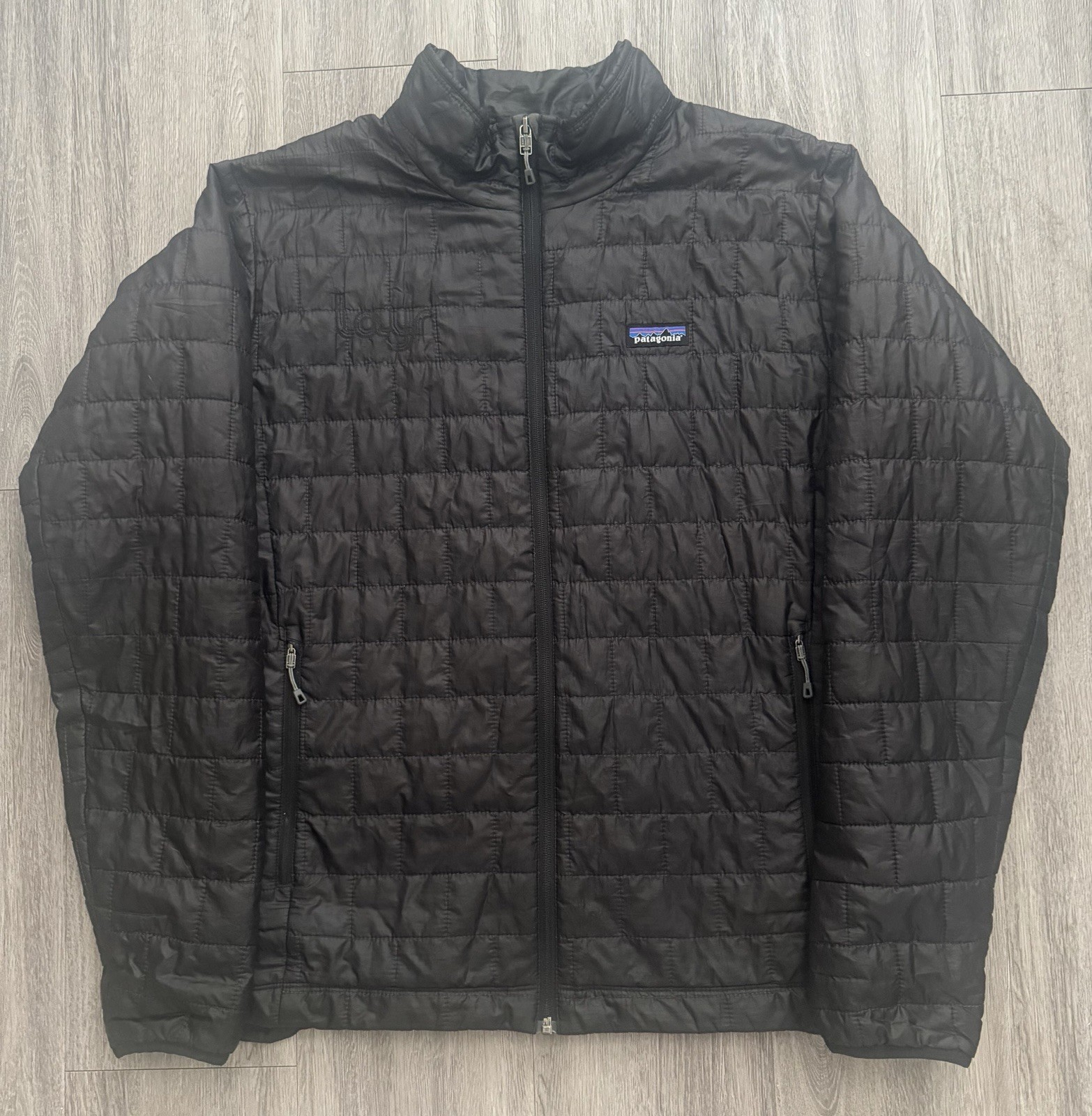 Patagonia Nano Puff Jacket Mens Large (Womens XL) Black Puffer Jacket Coat