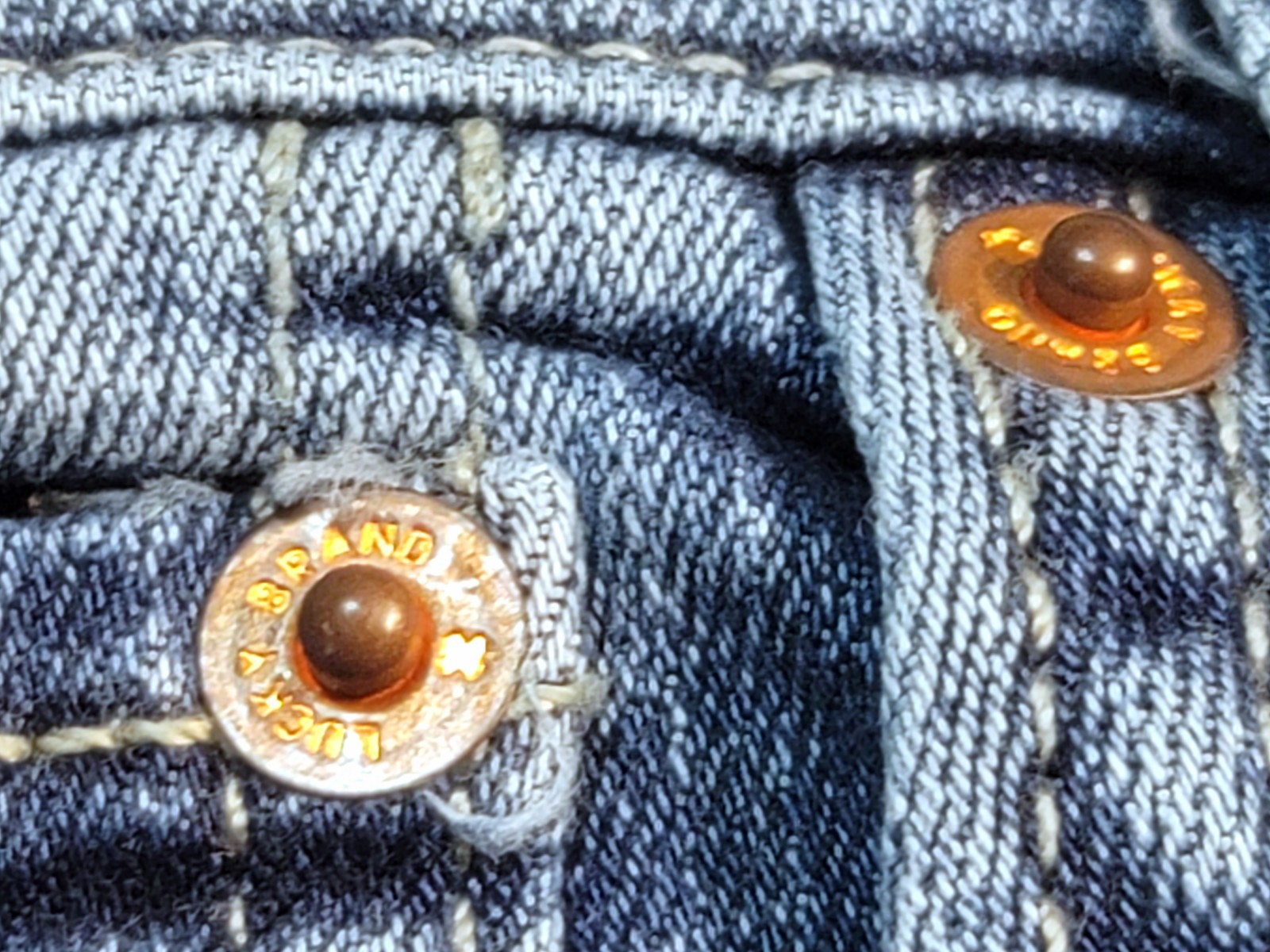 Lucky Brand Mens 223 Straight Stretch 34×29 Classic 5-Pocket Denim Jeans Lt Blue