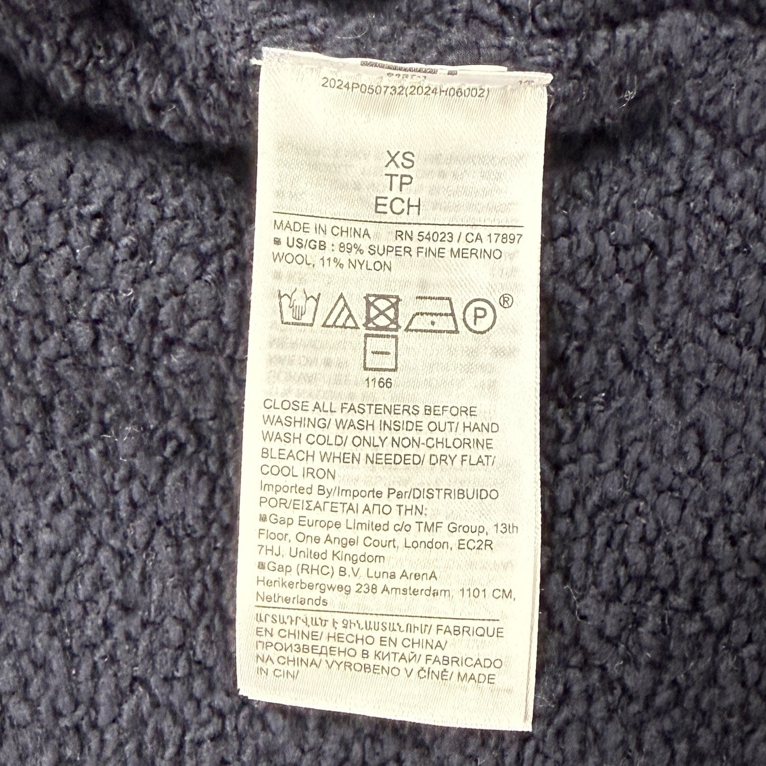 Banana Republic Flare Sleeve Extra Fine Merino Wool Cardigan XS NWT Heritage