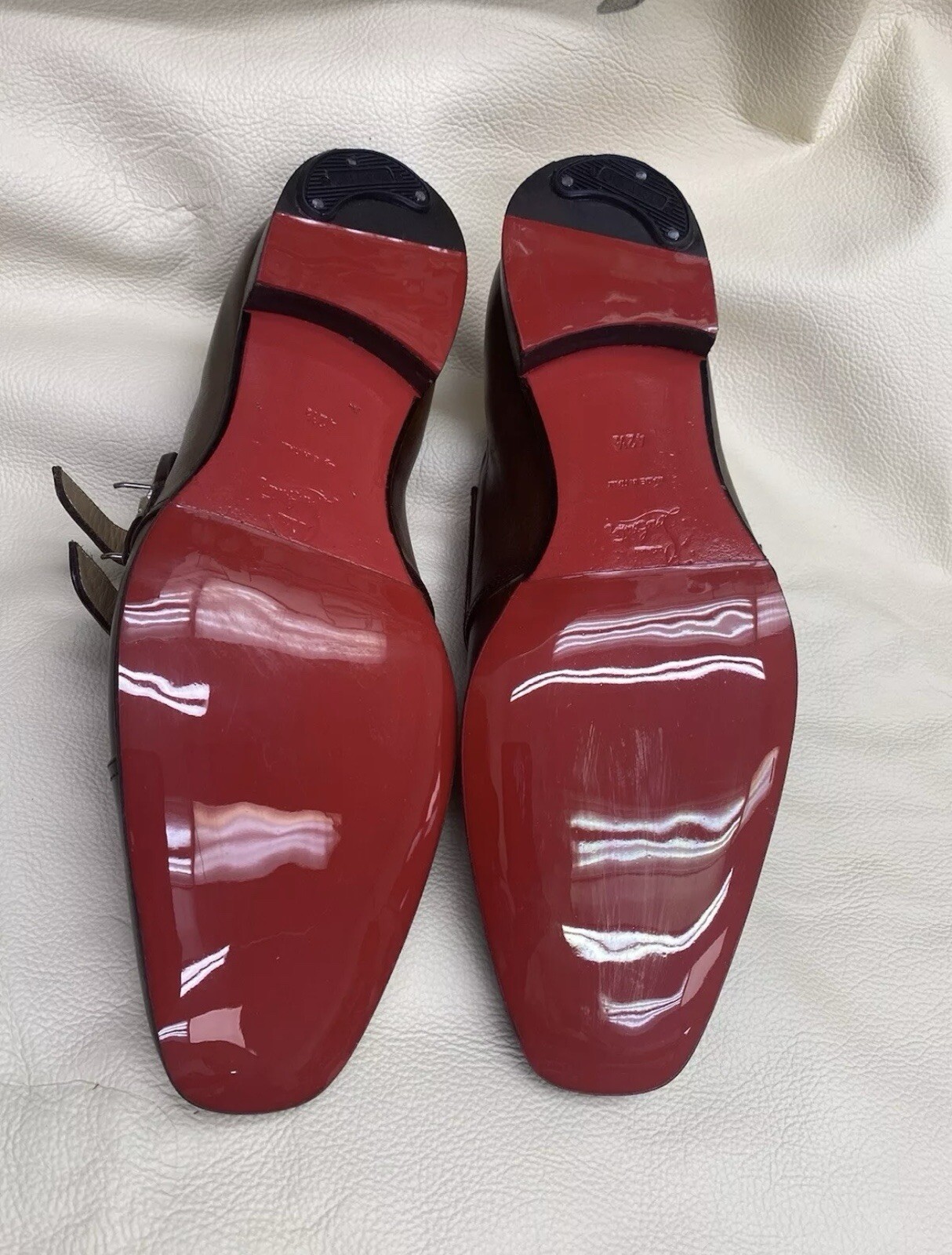 Casali Italian Mirror Rubber Half Sole Guard Protector Red bottoms Louboutines