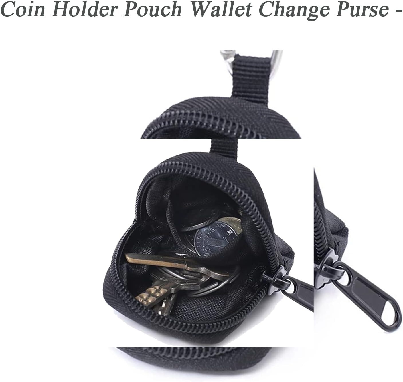 Tactical Coin Pouch Nylon Waist Bag Men MOLLE Multi-Functional Accessory Pouch