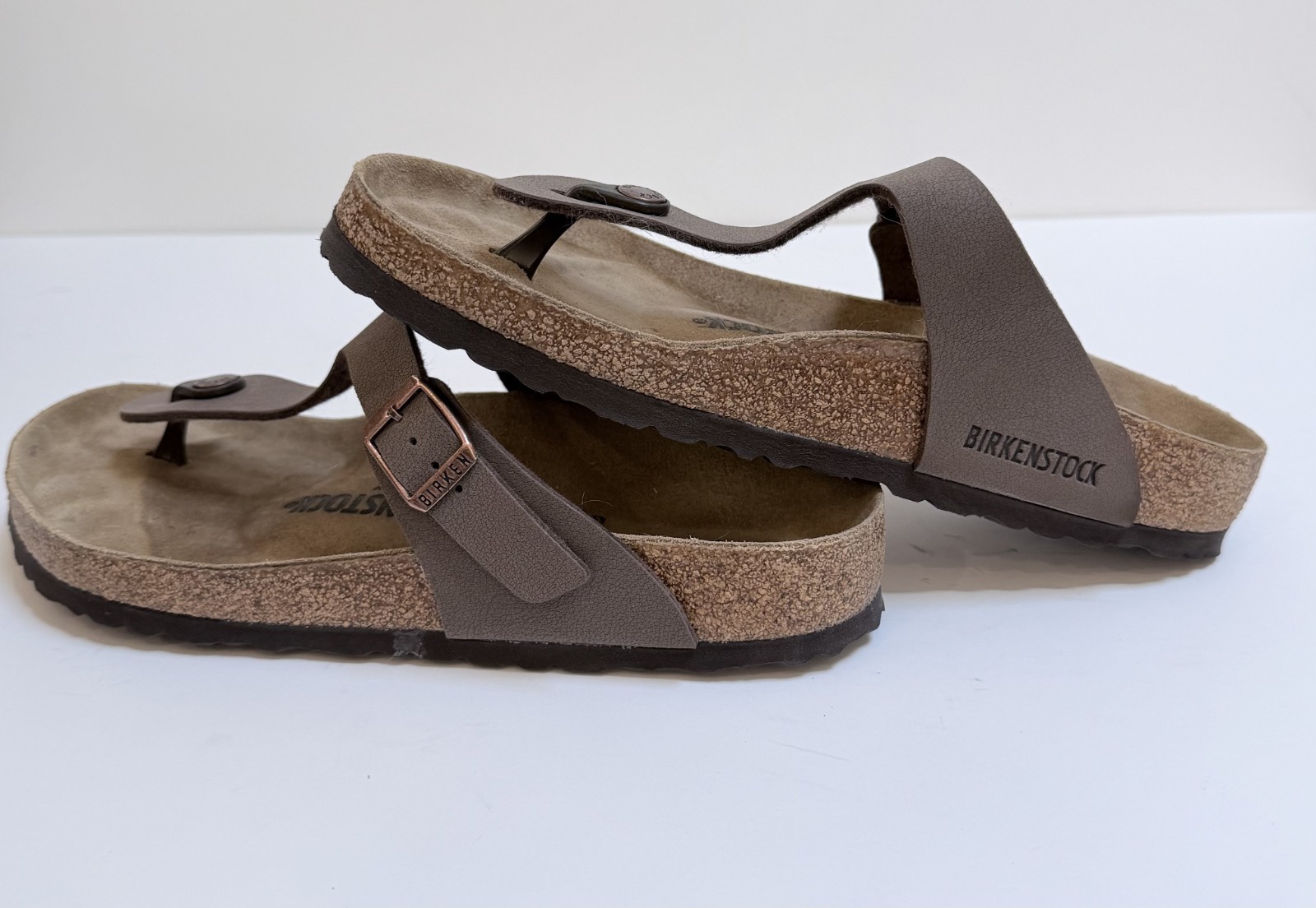 1. Birkenstock Gizeh Stone Birko-Flor Thong Sandals Women Size 40 / L9 M7 Reg
