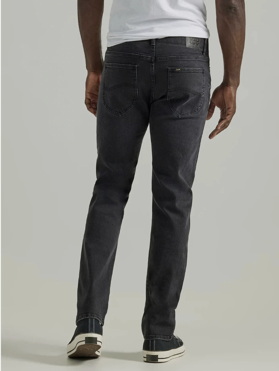 Lee Mens Extreme Motion MVP Slim Fit Straight Jeans Stretch Denim 38×32