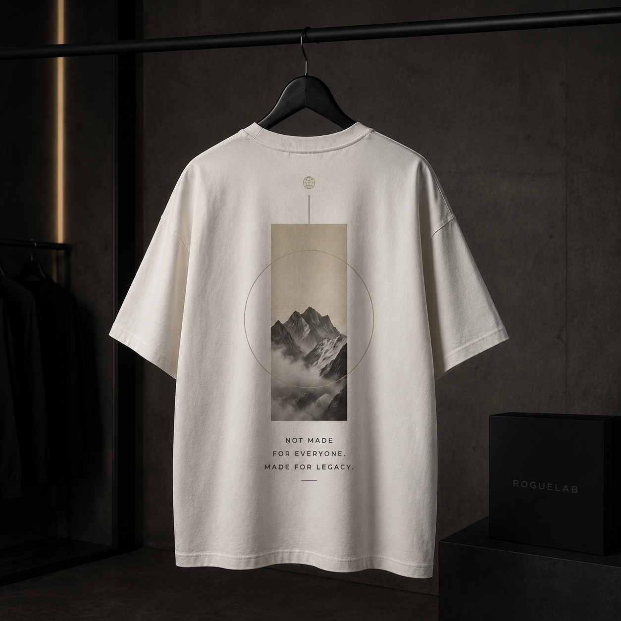 ROGUELAB Original Heavyweight 260 GSM Cotton Graphic T-Shirt Unisex