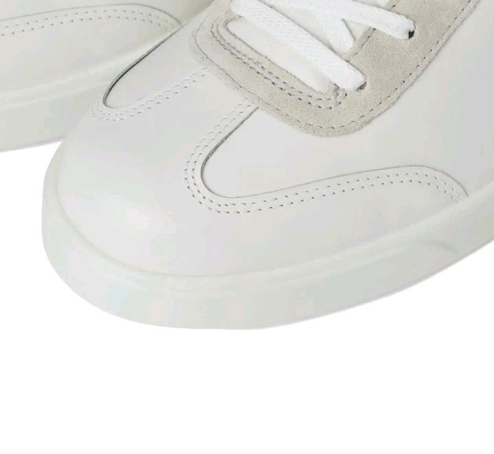 ECCO Men’s Street Lite Retro Sneaker White Gravel Cashmere EU 43 Size 9 – 9.5 US