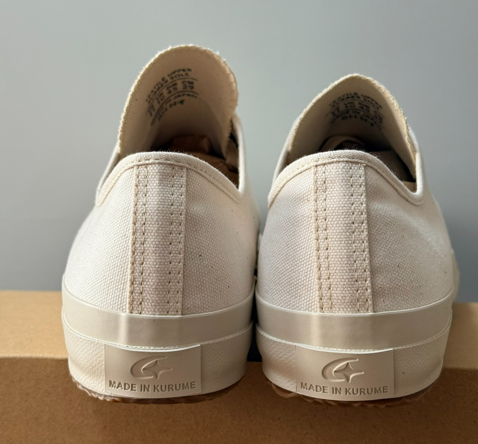 MOONSTAR FINE VULCANIZED GYM CLASSIC WHITE Canvas Shoes Made in Japan