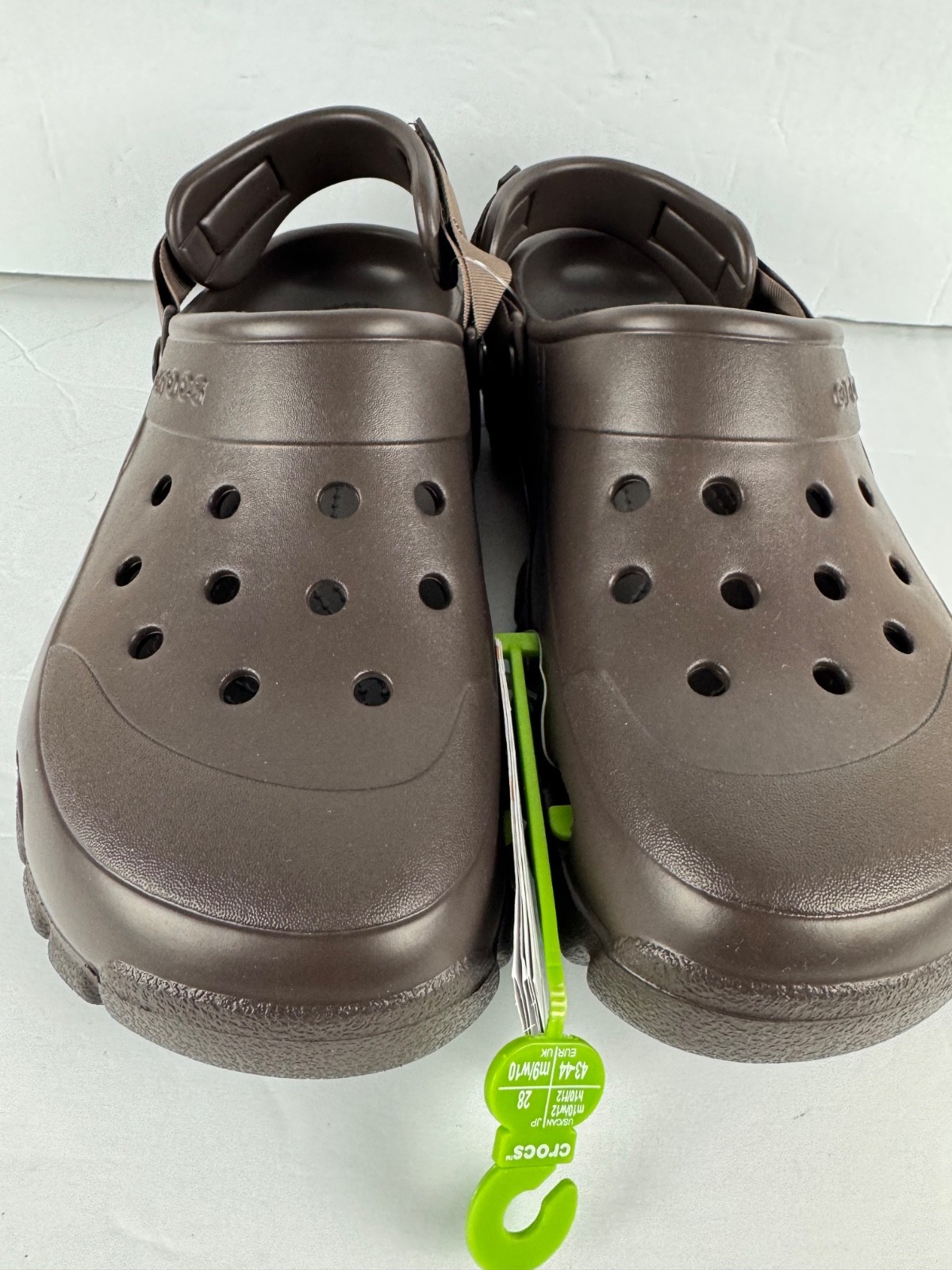 Crocs Offroad Sport Clog- Adjustable Strap- Brown/Espresso/Walnut- Unisex Sizes