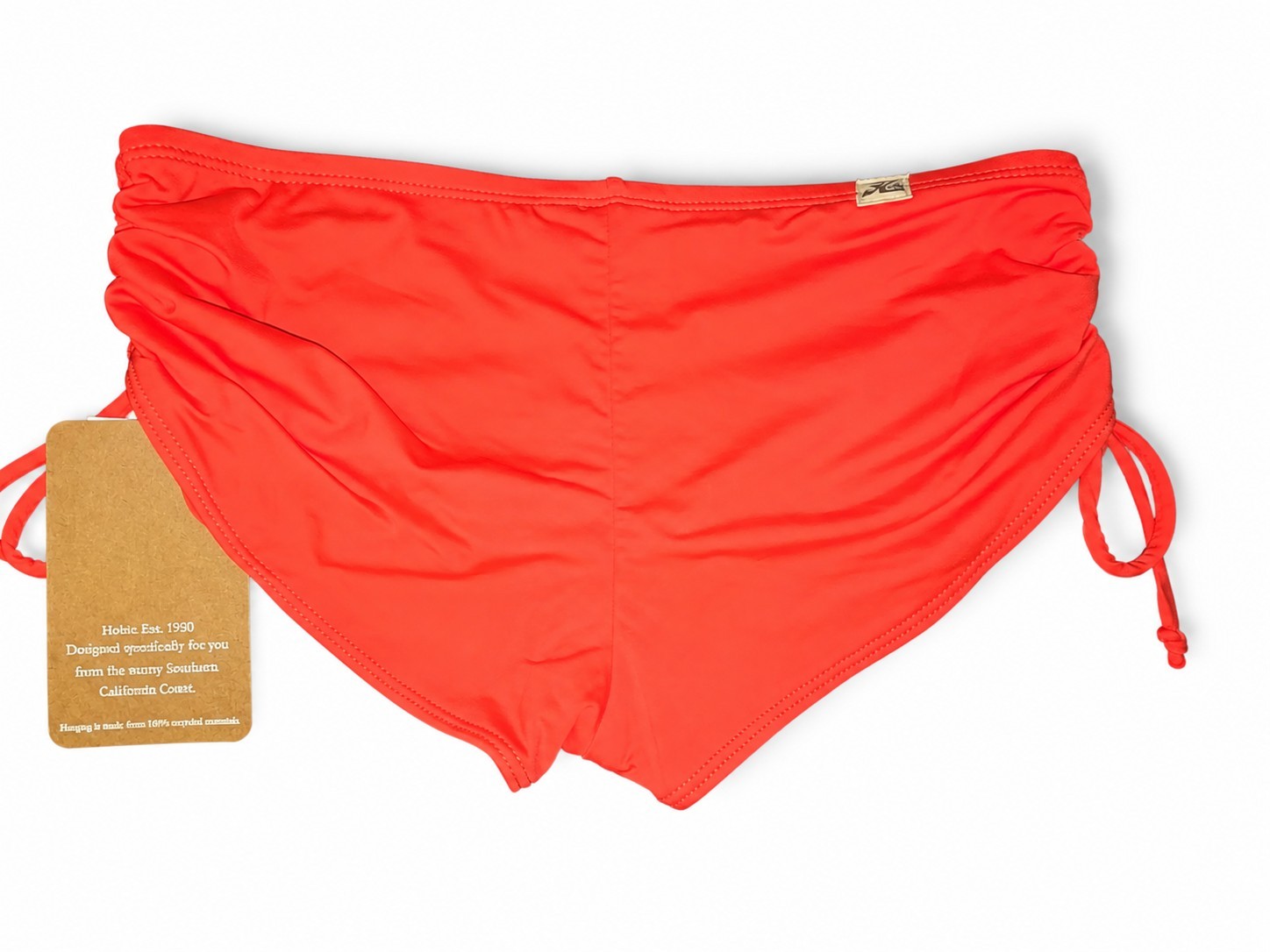 Hobie Bikini Bottoms Womens Small S Coral Orange Swimwear NWT