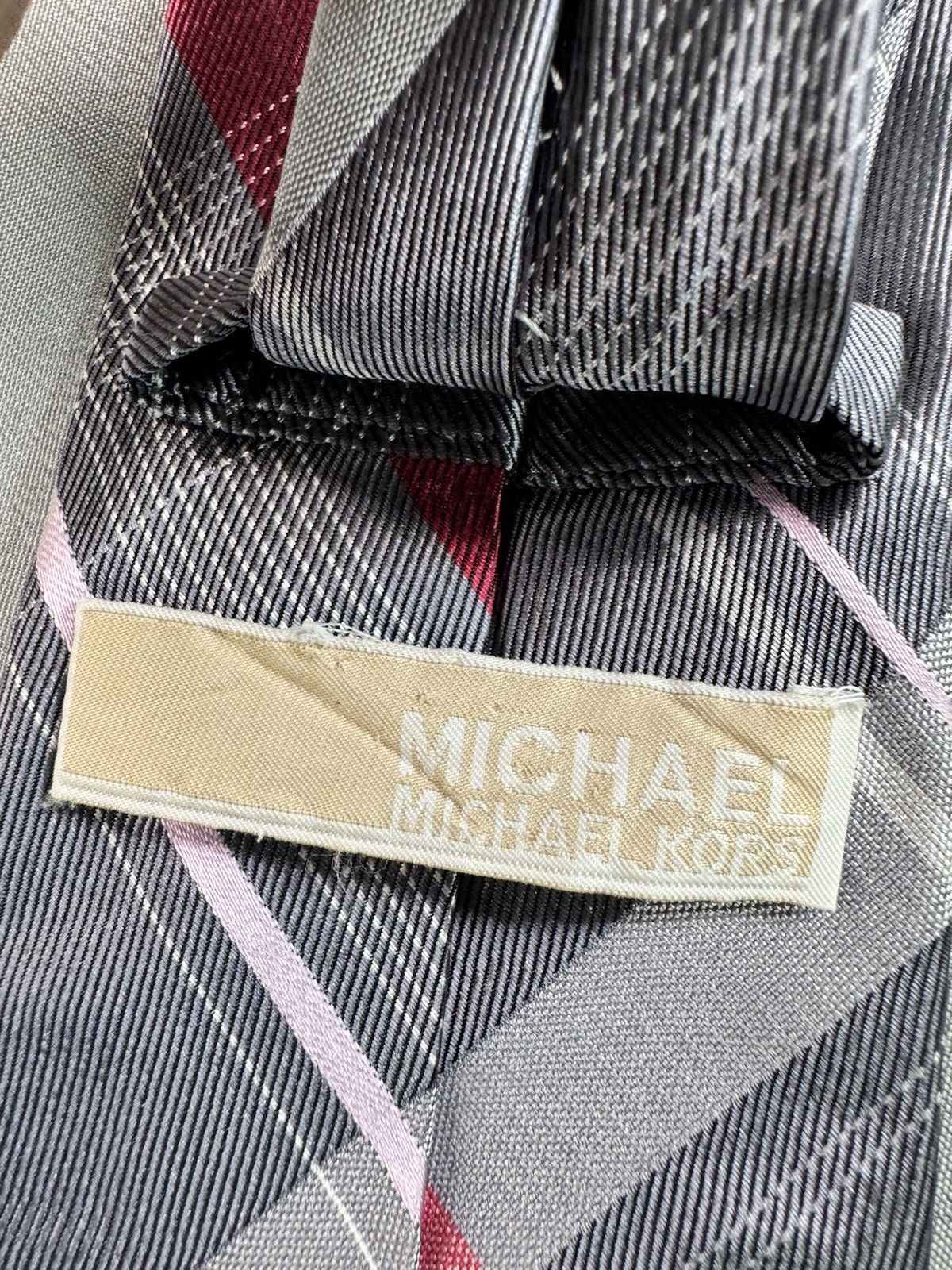 Lot Of 4 Various Brand Ties Dress Shirt Tie Calvin Klein Michael Kors Tommy Hilf