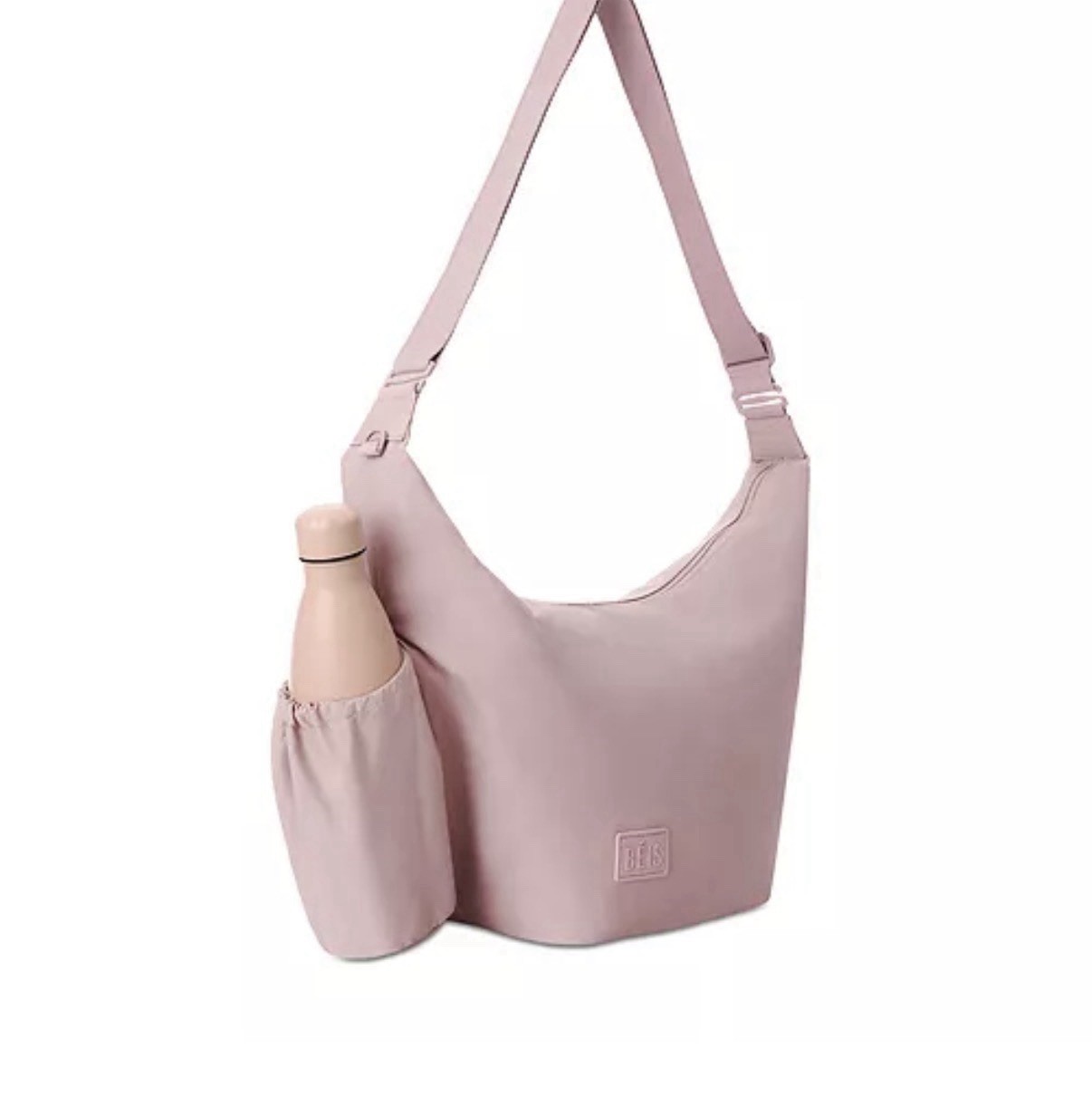Beis the Crescent Catchall Crossbody Tote Bag NWT Pink Color