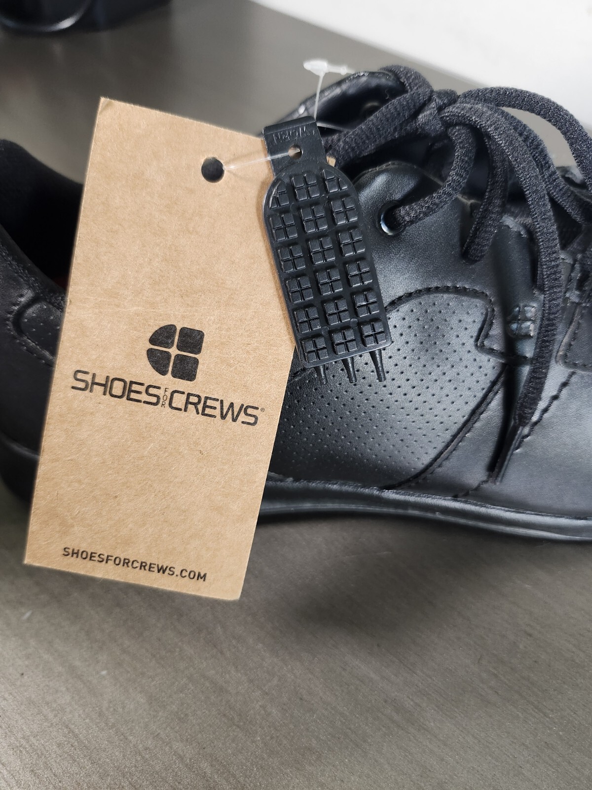 Shoes For Crews Men’s Freestyle II 38140W Black Round Toe Sneaker Shoes Size 13