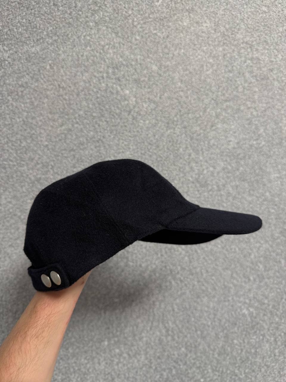 Hermès Cashmere cap, size 60, dark blue, close to black