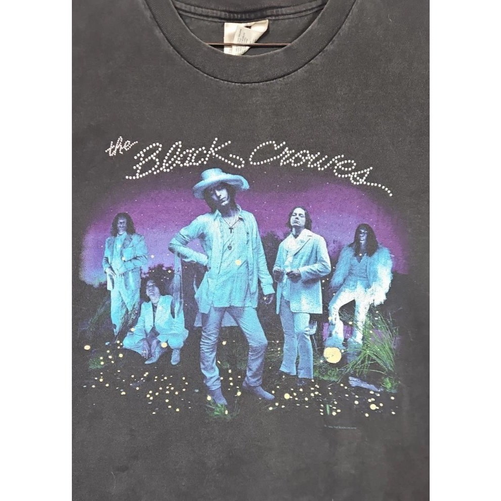 Vintage 90s 1999 The Black Crowes Souled Out Concert Tour Band T Shirt L Large