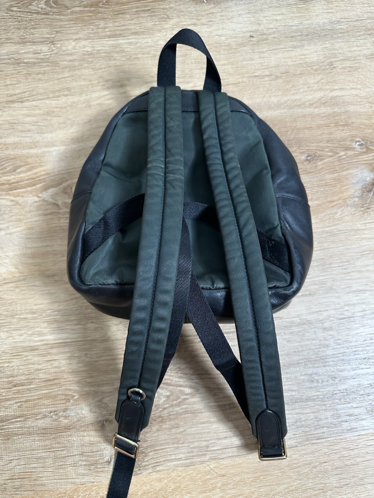 Coach Mini Charlie Backpack Signature Brown Black PVC Leather F58315 Bag