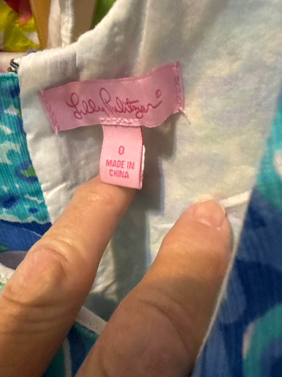 lilly pulitzer shift dress size 0