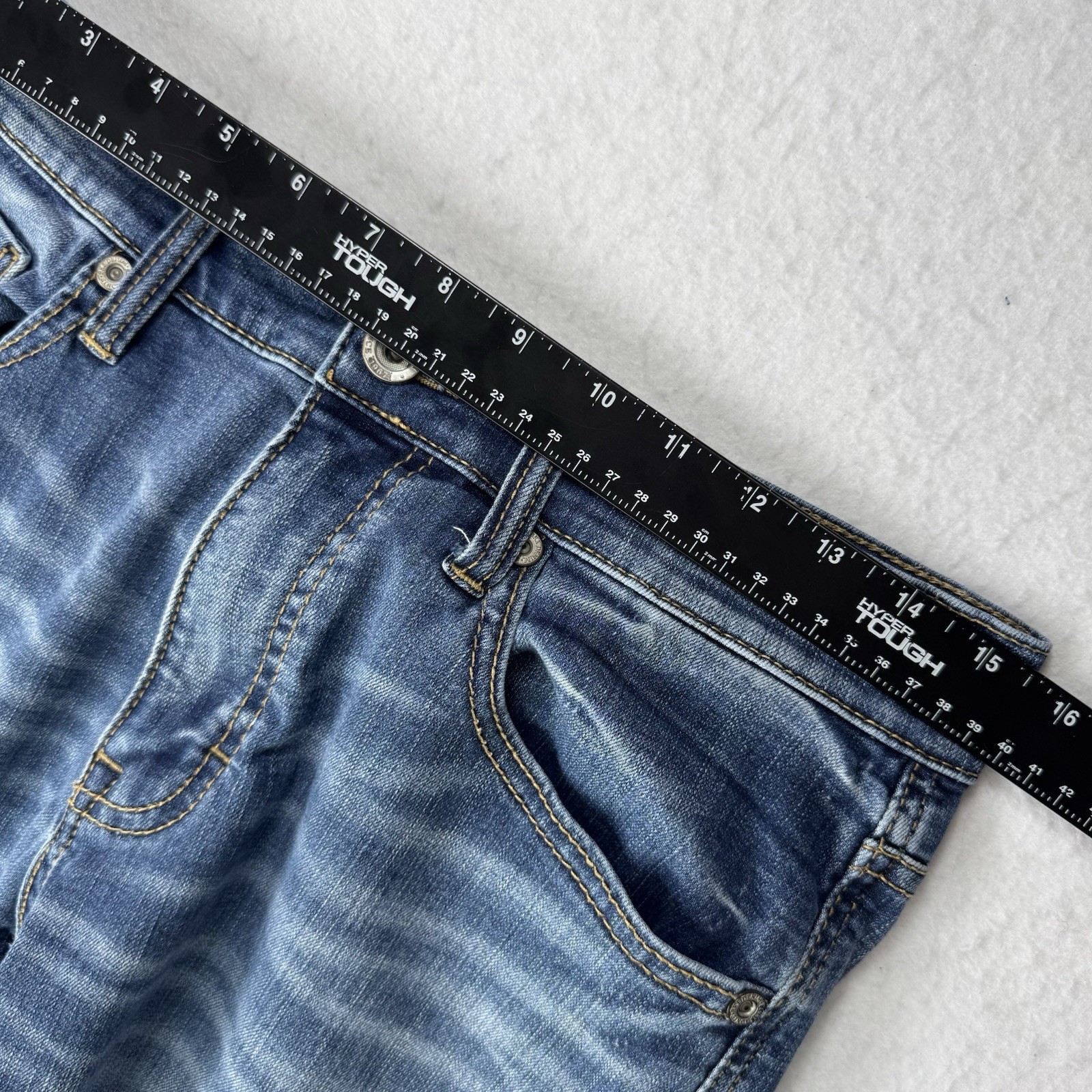 BKE Jake Bootcut Jeans Mens 32R Medium Wash Stretch Denim