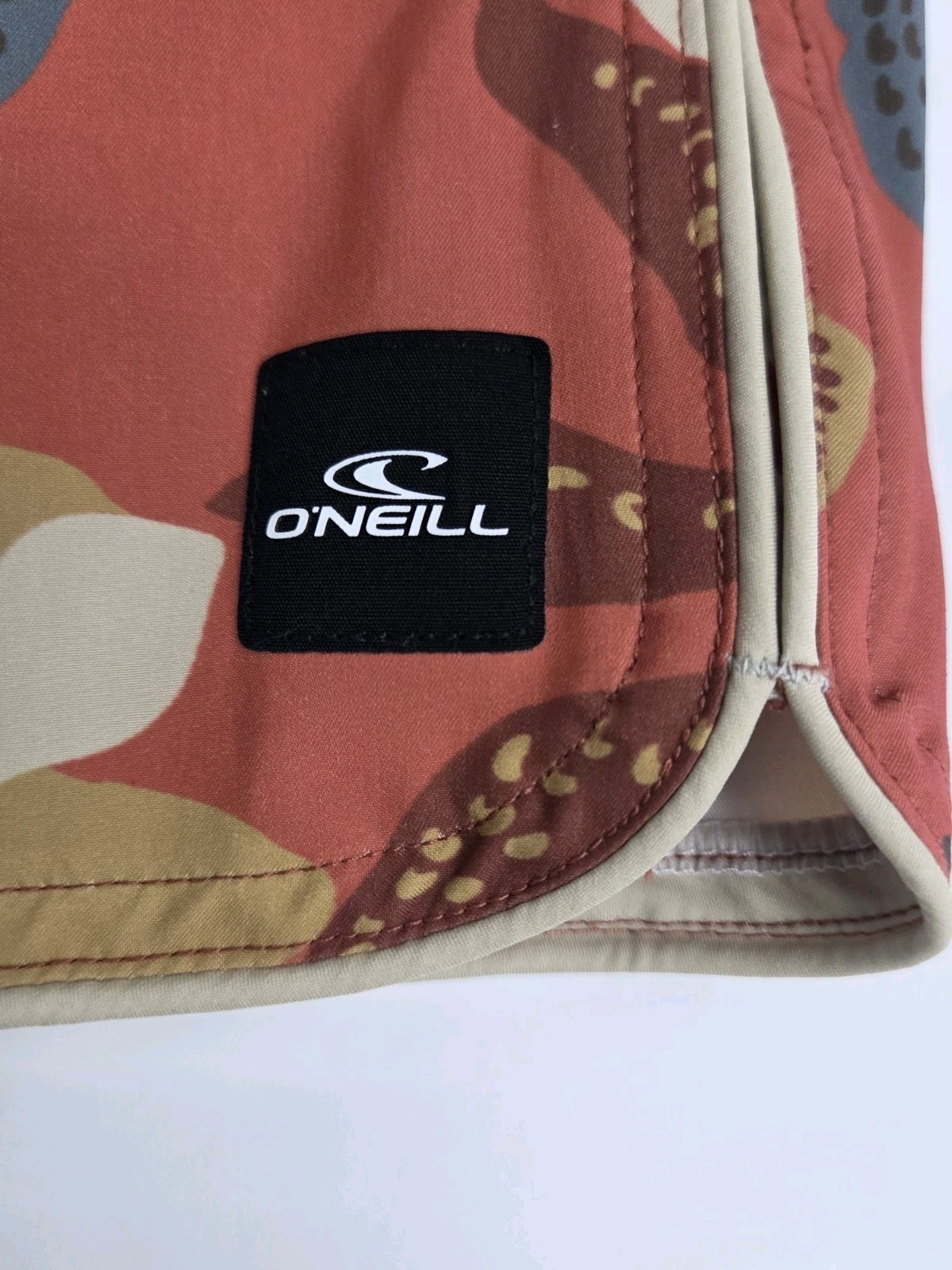 Oneill Mens Hyperfreak Boardshorts Drawstring Back Pocket Floral Size 34/8 #9137