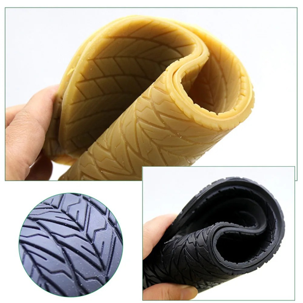 1 Pair Rubber Shoe Sole Protector Anti Slip Outsole Repair Pads DIY Non Slip