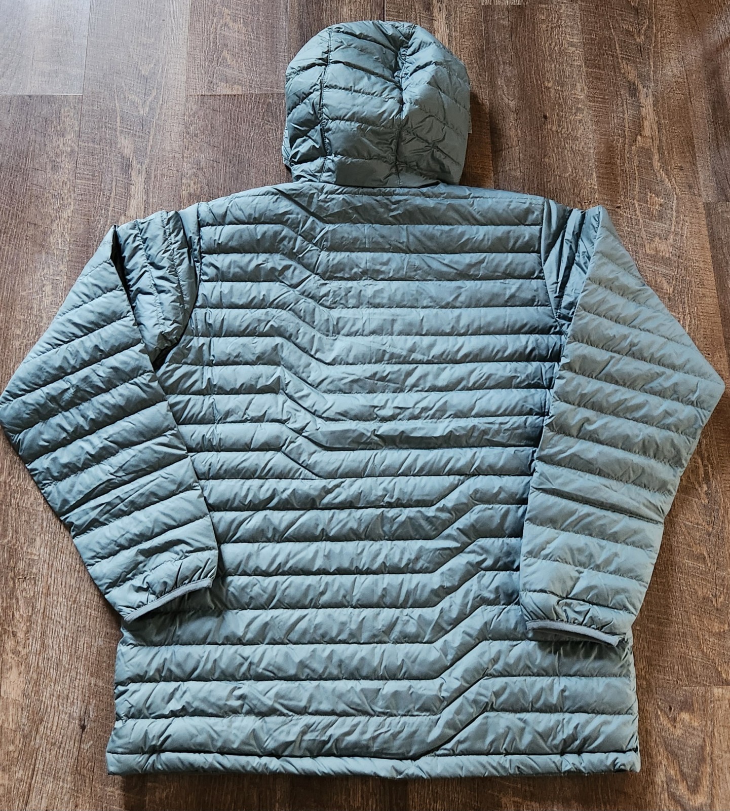 Mens Columbia Woodrose Crest FS 650 Omni Heat Down Hooded Jacket Green Sz L