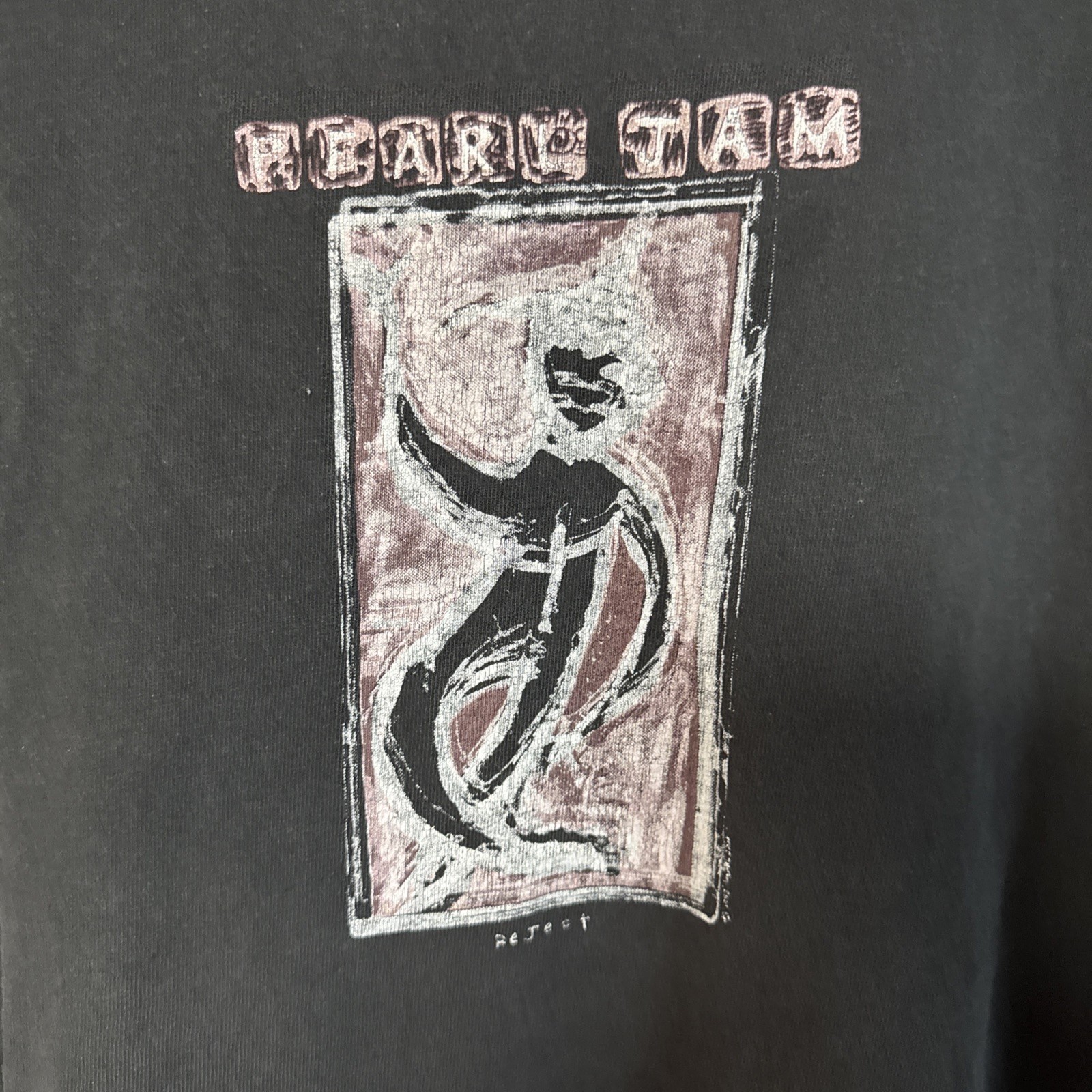 Vintage PEARL JAM t shirt L/XL Reject Early 90s Grunge Alt rock Band Tee