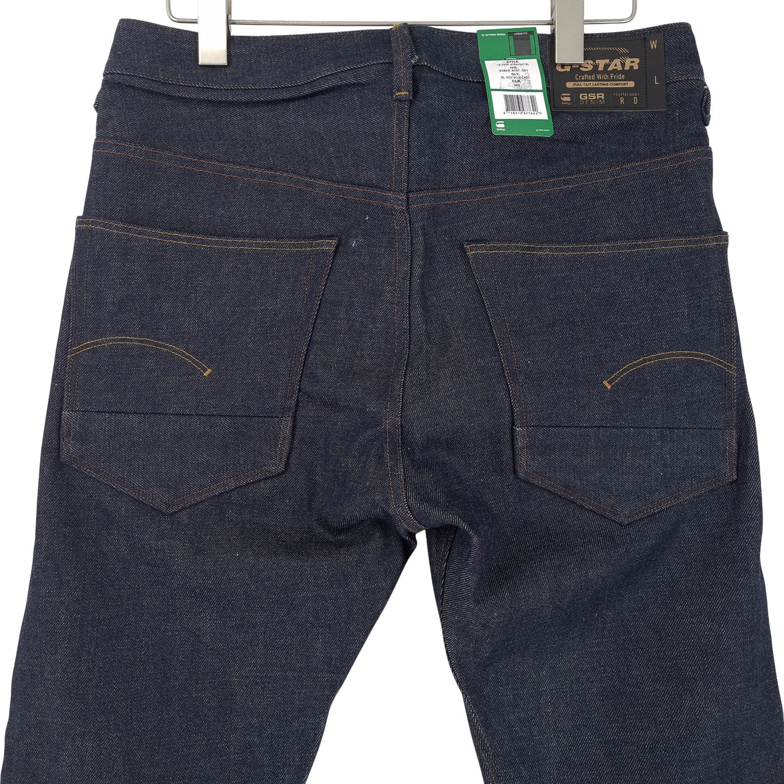 G-Star Jeans US First Straight RL Selvage Dead Stock Men Ek3 Size W30 L32
