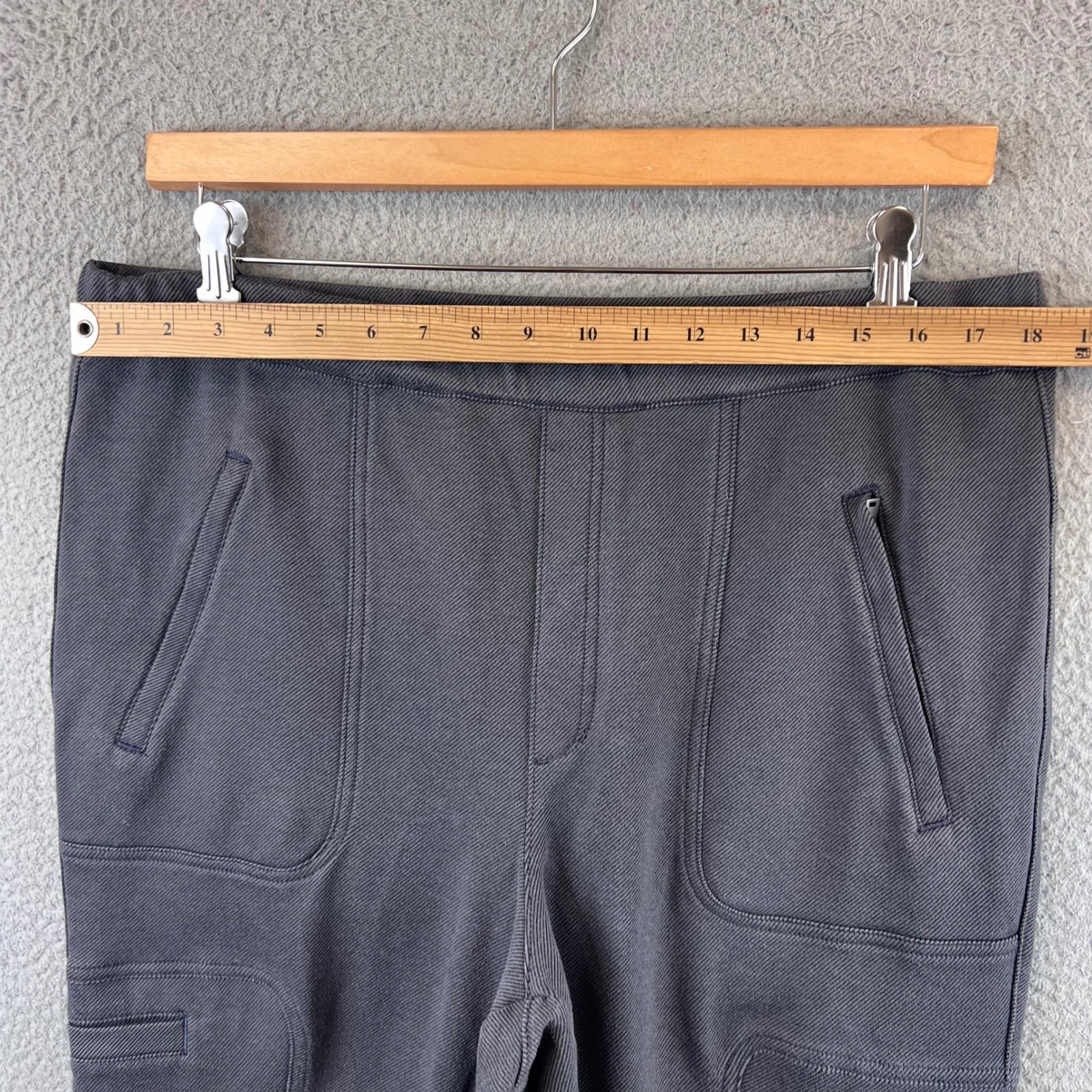 Anthropologie Women’s XL Pull on Pants Cargo Cotton Polyester Elastane