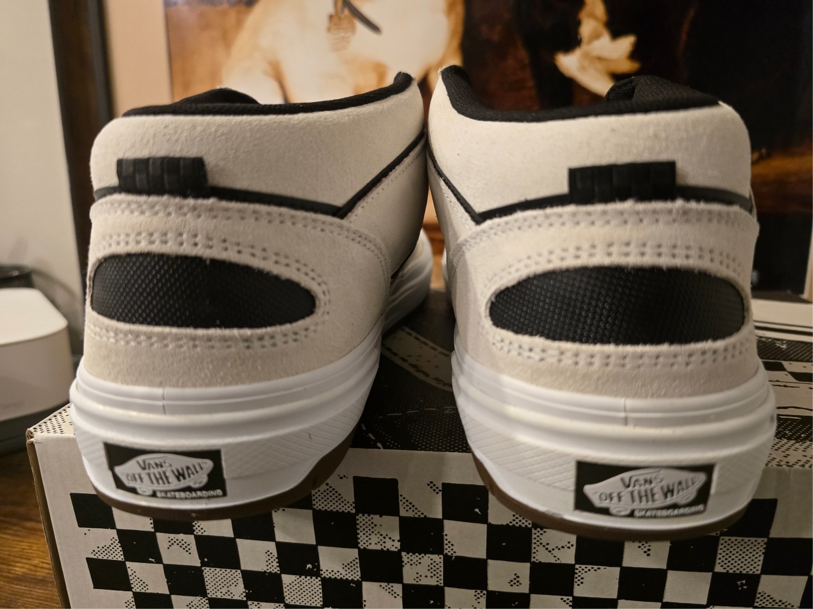 Vans Skate Half Cab Waffle Cup Shoes White Black VN000D9ZYB2 Men’s Size 11 NEW