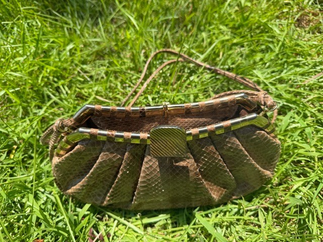 Vintage Susan Gail Snakeskin Bag