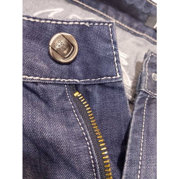 Men’s KOSMO LUPO Jeans Size 30 Distressed Blue Denim Dragon Graphic Y2K Emo