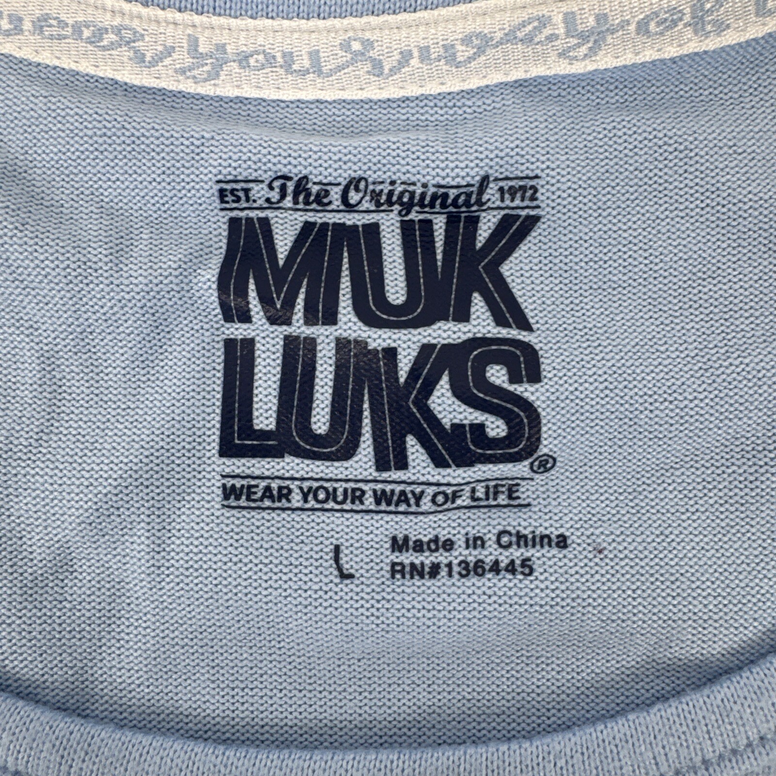 MUK LUKS Hacci Knit Novelty Pajama Set With Eye Mask Size L Navy Lotus NEW