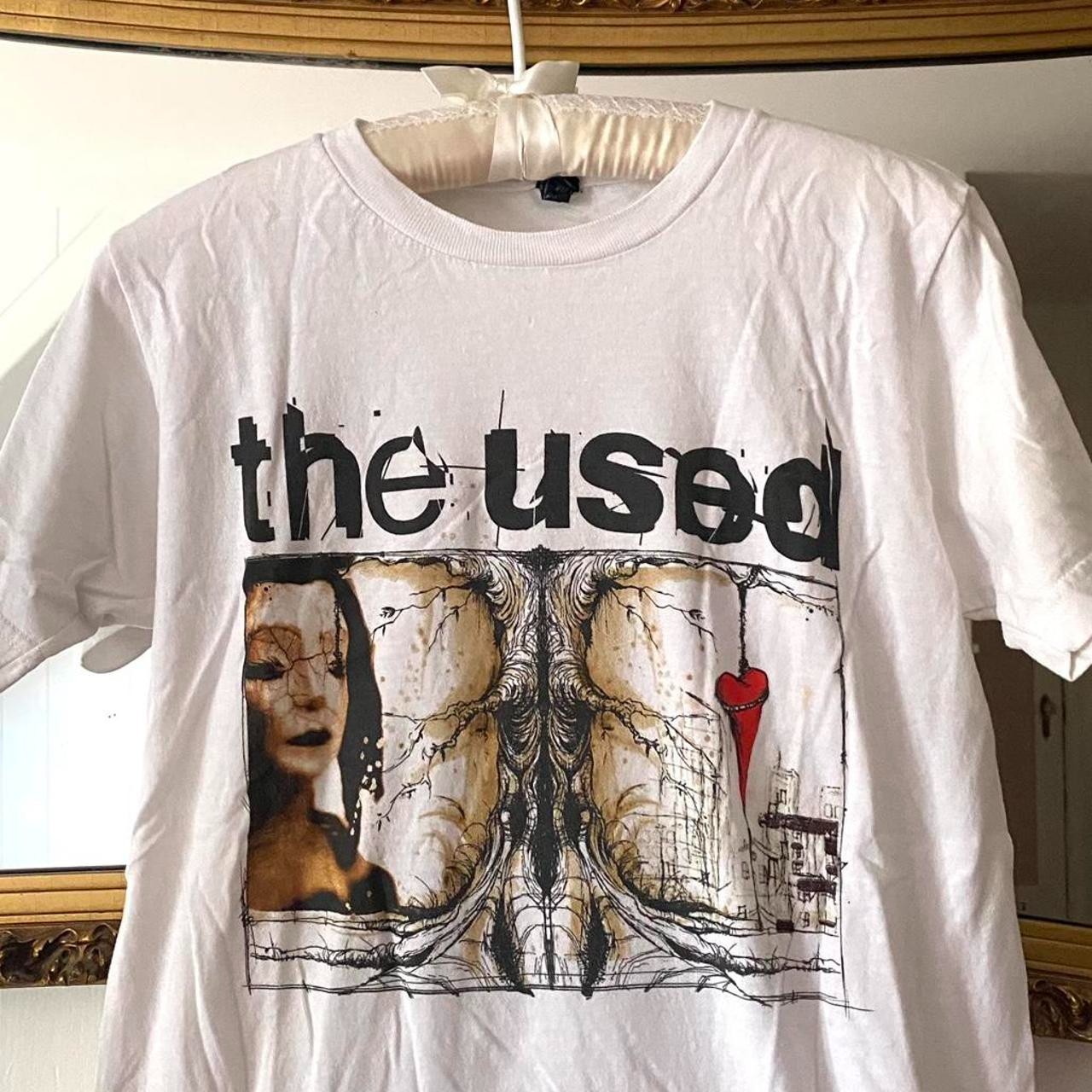 Vintage The Used Band White Shirt Unisex Concert S to 5XL CR460
