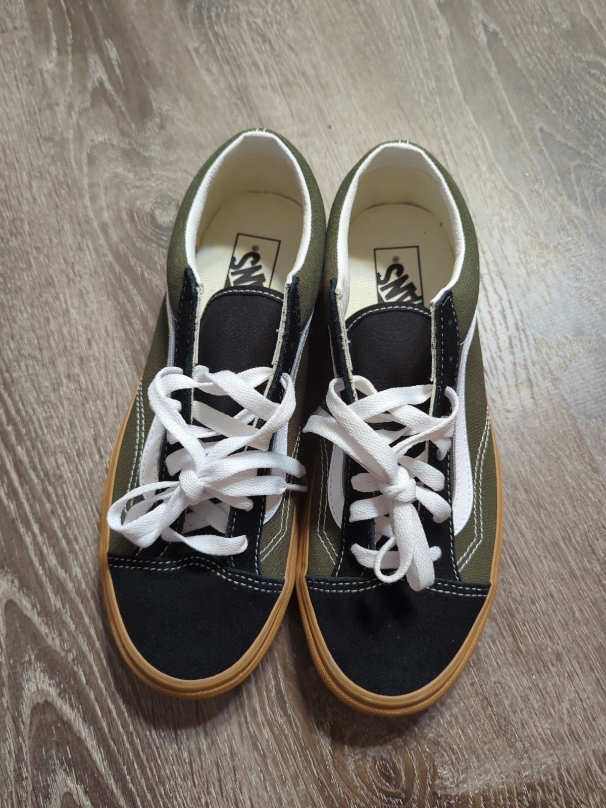 Vans Sneakers Old Skool Unisex Men’s US 8.0 & Women’s US 9.5 Black/Green 507698