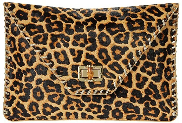 Lilly Pulitzer NWT Celina Leopard Haircalf Clutch $178 💕