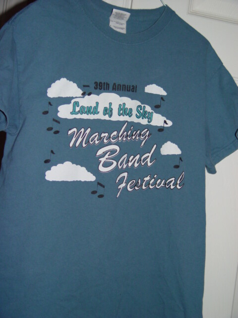 39th Annual Land of The Sky Marching Band Festival Candler NC T-Shirt Size Small