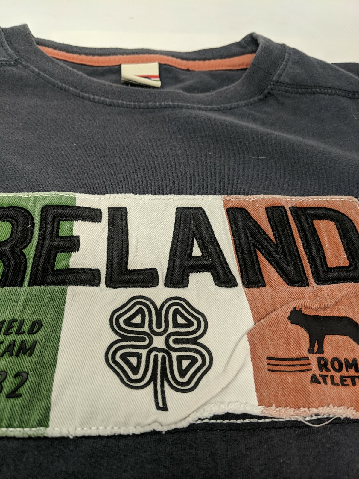 Roma Atletica Ireland Track & Field Relay Team 1982 Embroidered T-Shirt Size XXL