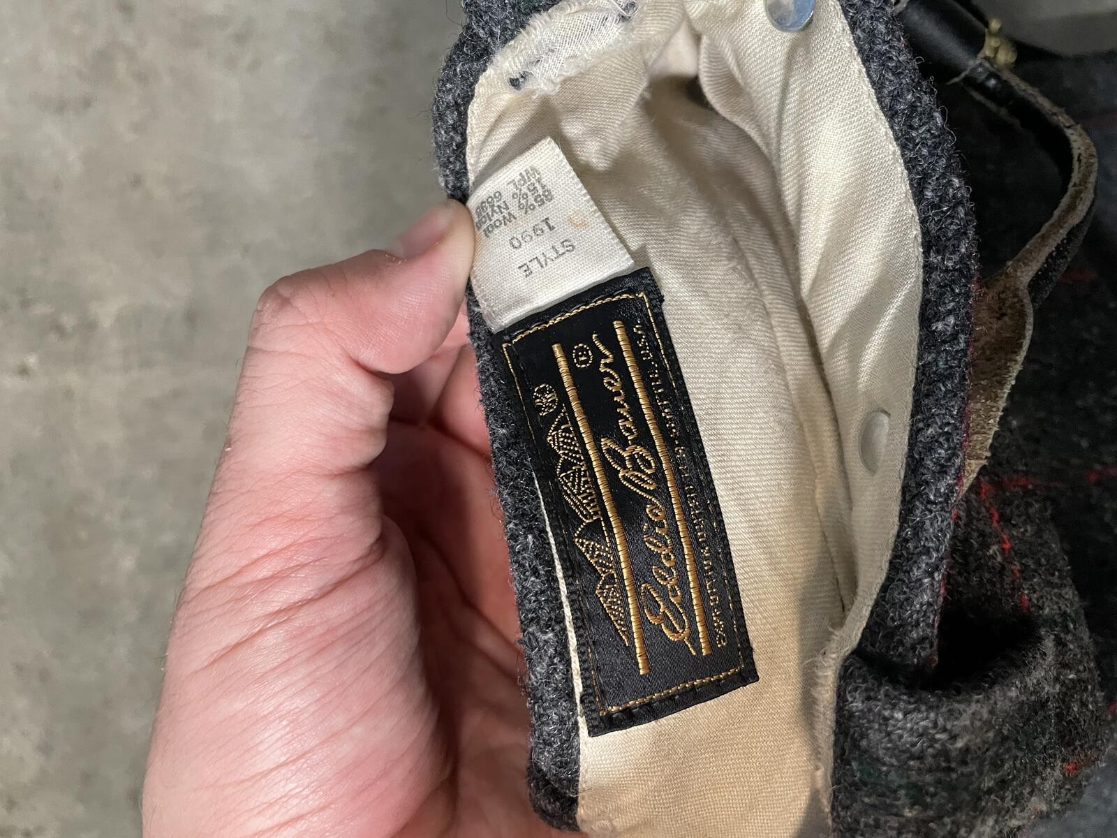 W40 Vintage Eddie Bauer Wool Stripe Pants