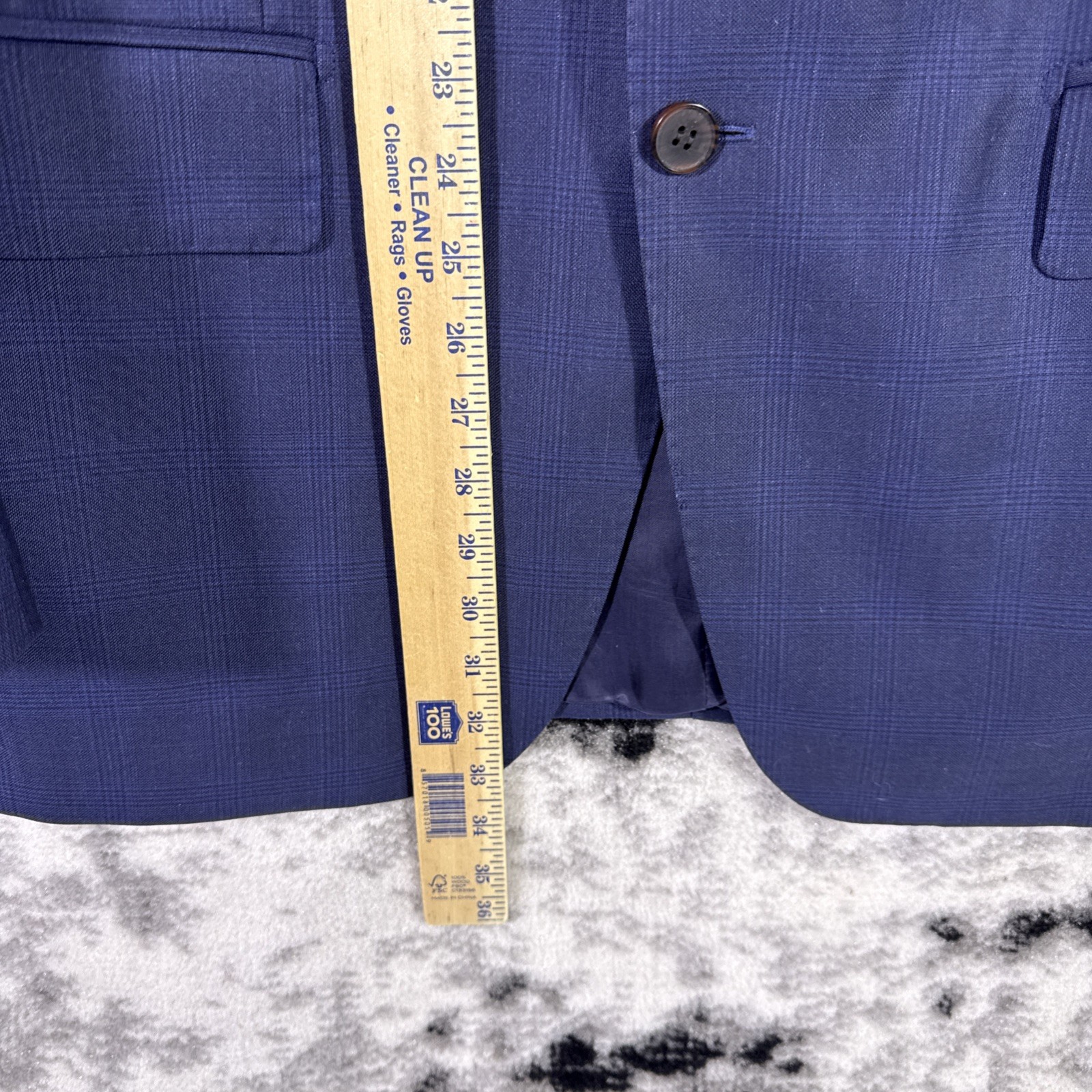 Suitsupply Washington Mens Suit US 44R EU 54 Zignone Wool Two Button Slim Fit
