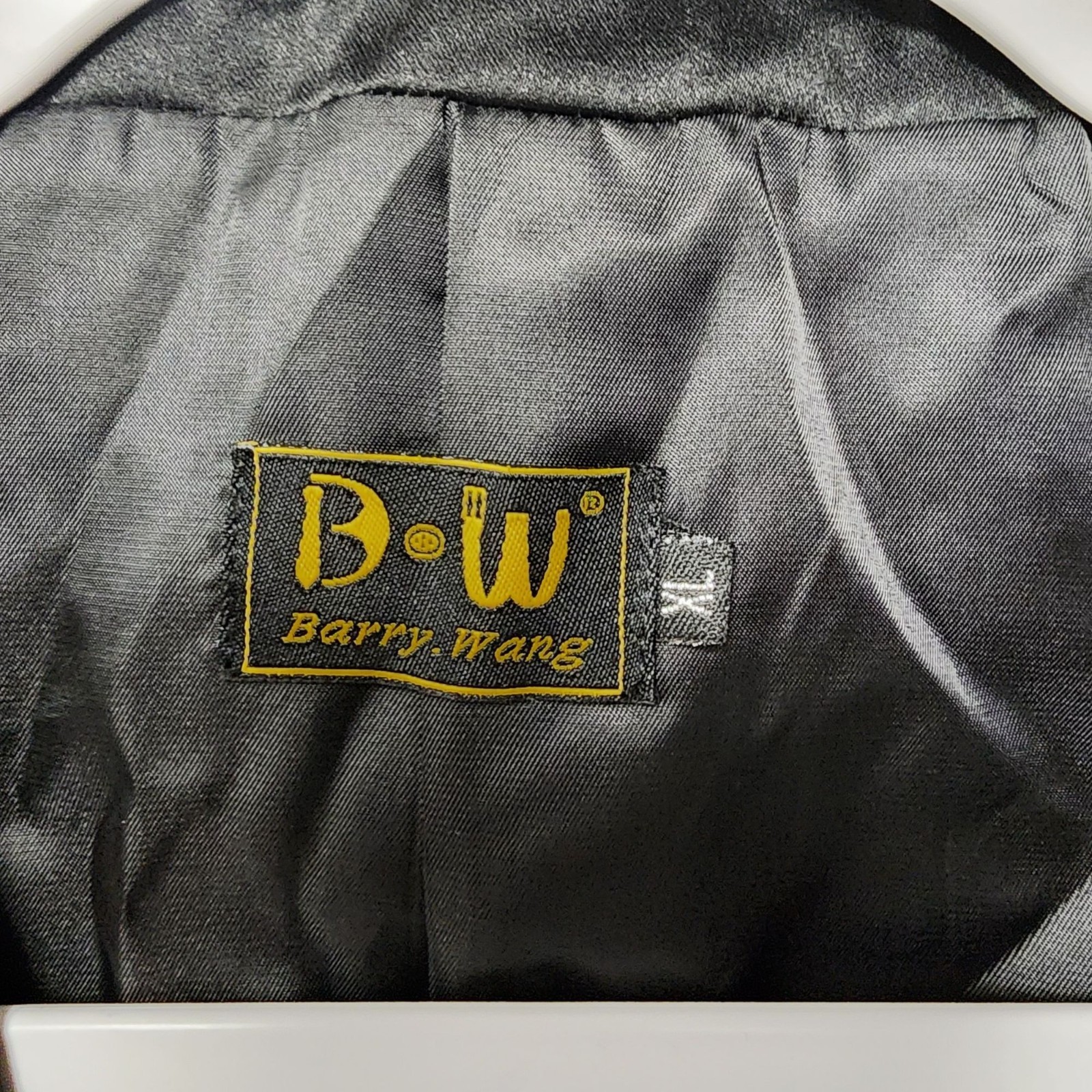 Barry.Wang Mens Floral Print Tuxedo Jacket Blazer Black Red Gold Size XL