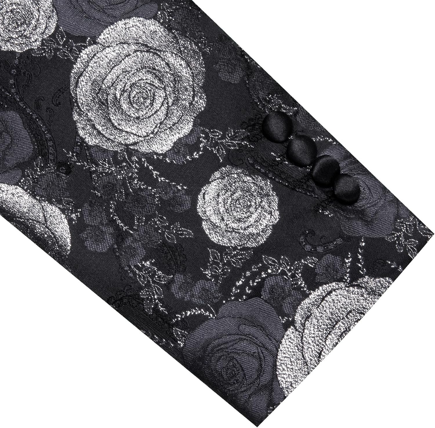 Men’s Floral Paisley One Button Blazer Tuxedo Jacket for Carnival Party Gift