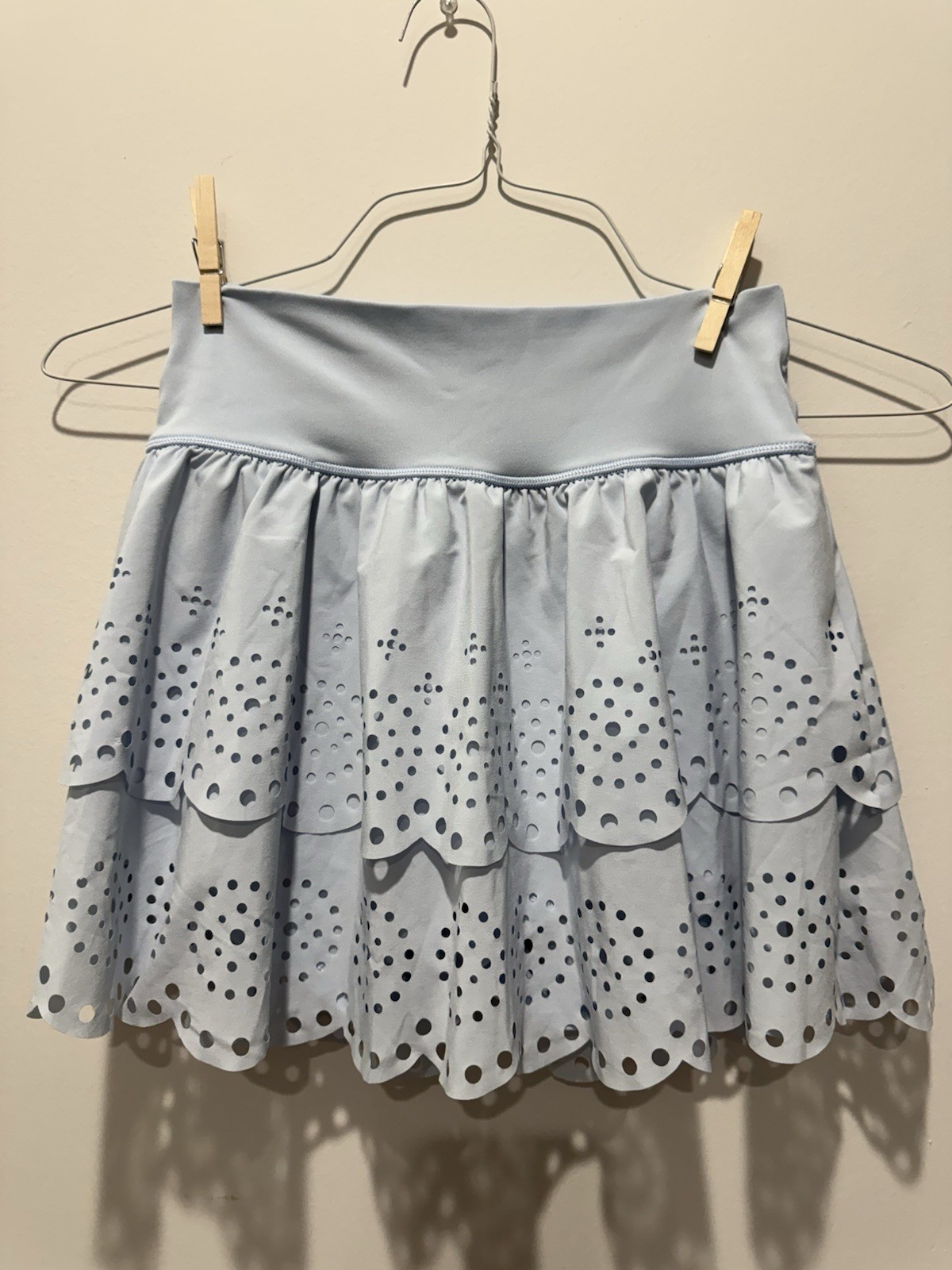 OFFLINE by Aerie Blue Polka Dot Athletic Skort Built-In Shorts M/M