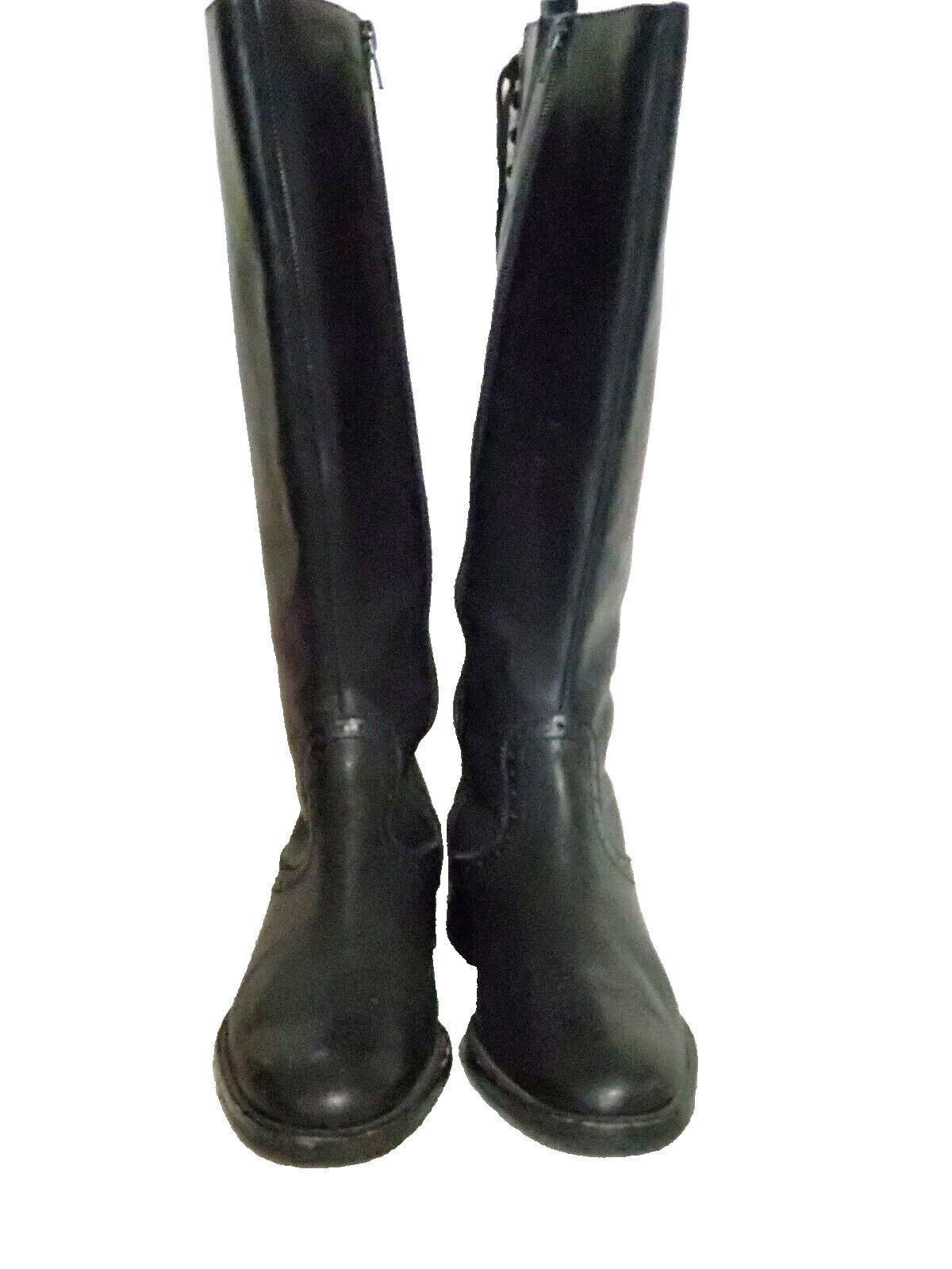 FRANCO SARTO “L-Scusa” BLACK LEATHER BOOTS WOMEN SIZE 6.5M #10461001