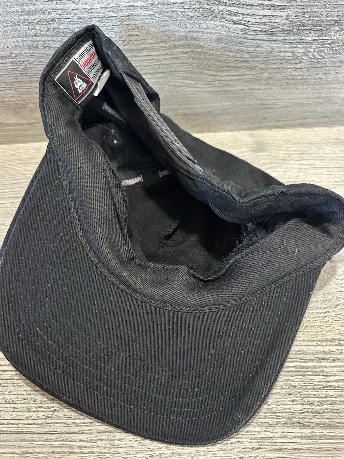 Hoonigan *Definition* Snapback Logo Black & White Hat * *See Details/Wear*