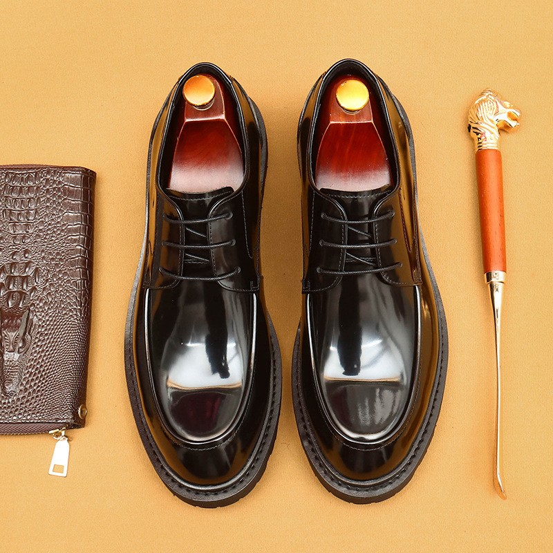 Men’s Business 100% Real Genuine Leather Dress Evening Business Shoes Handmade