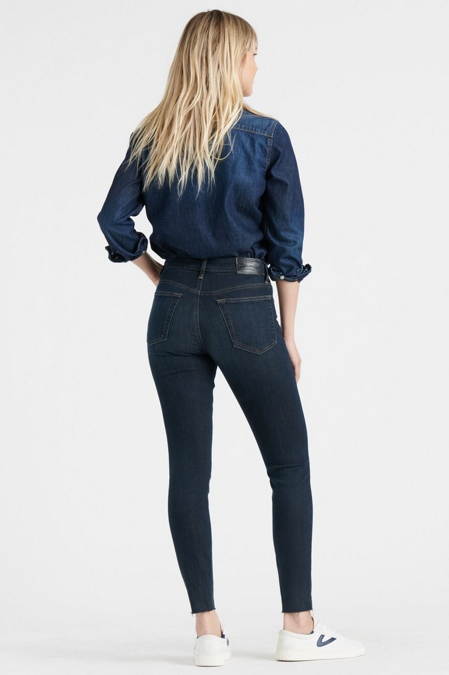 Lucky Brand L96720 Womens Blue Bridgette Skinny Jeans Pants Size 4/27