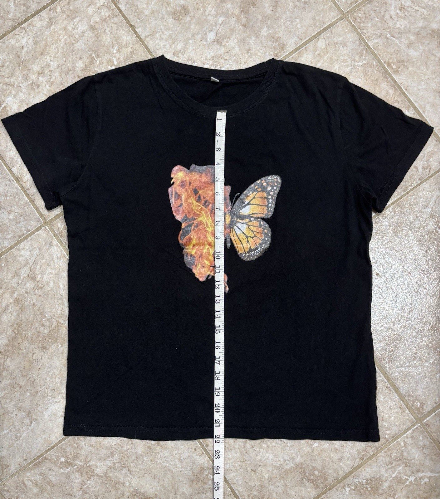 Columbia Plaid Button Up Shirt And Butterfly Tee 100% Cotton Women’s Size XL