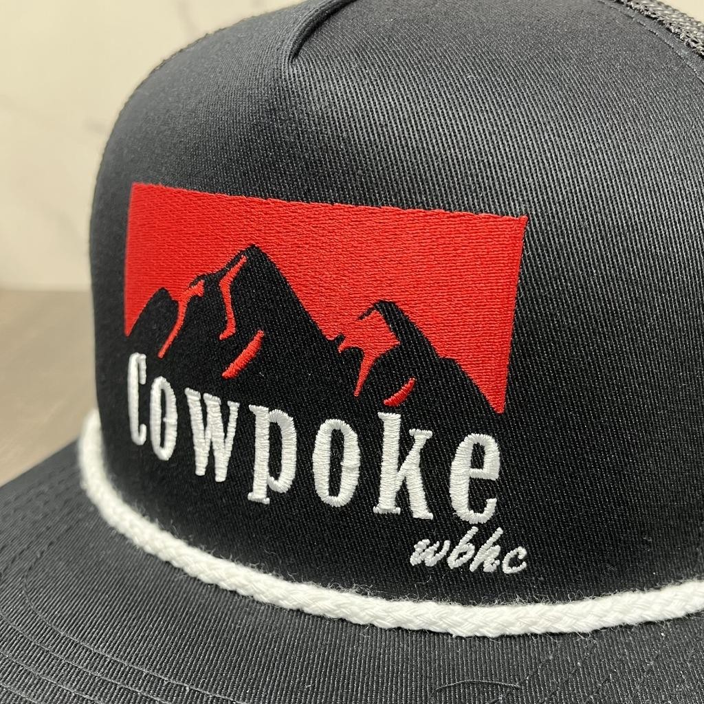 Whiskey Bent Hat Co Cowboy Killer Cowpoke Trucker Mesh Back Adjustable Snapback