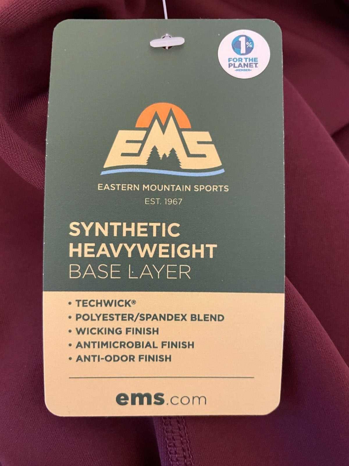 NEW EMS Techwick Base Layer Top Heavy Weight Shirt Pullover Women’s Small